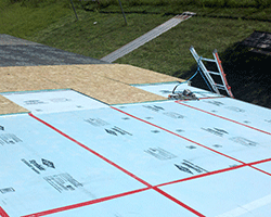 Foam Insulation added to roof